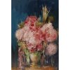Pivónie v bielej váze - Akad. mal. Igor Navrotskyi, originálny, ručne maľovaný obraz M (do veľkosti 65x65cm) Viac farieb