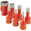 Súprava 7ks vykružovacích diamantových koruniek EXTOL PREMIUM, O 6-8-10-12-14-20-35mm, závit M14 8802991