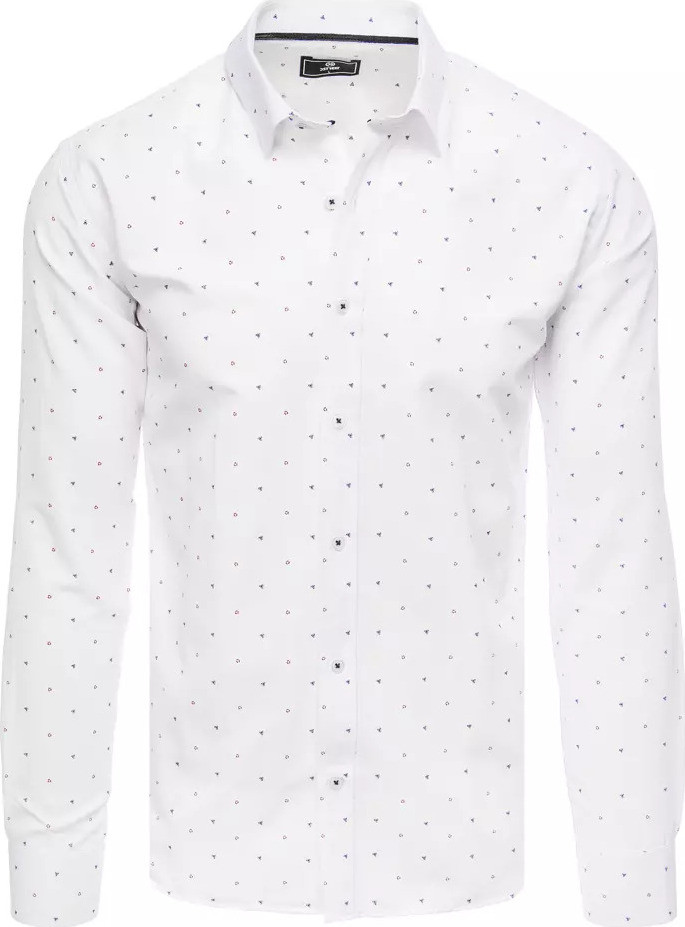 Pánska vzorovaná košeľa biela DX2444 od 37,91 € - Heureka.sk