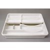 Makro 67138 - Príborník 2 poschodový biely 1392