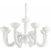 Závesné svietidlo/Luster Ideal lux 094007 BON BON SP8 BIANCO 8xE14 40W biela