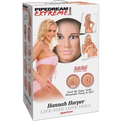 Pipedream Extreme Dollz Nafukovací panna Hannah Harper Life-Size