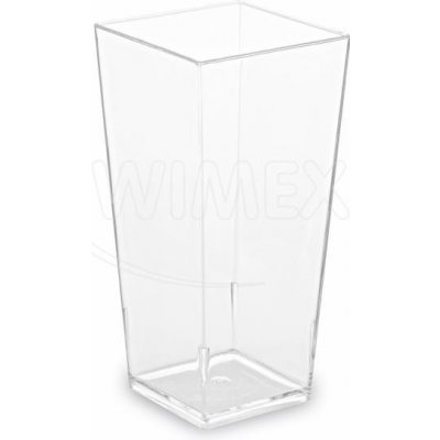 Wimex Fingerfood pohárik (PS) hranatý číry 40 x 40 x 82 mm 85ml (40 ks)