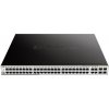 Spravovateľný gigabitový PoE+ switch D‑Link DGS‑1210‑52MP 48×GE, 4×SFP