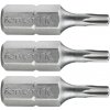 Hrot TORX, sada 3 ks, T 10x25 mm, S2 FORTUM