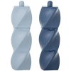 Bloomingville Mlynček na soľ a korenie Riley Blue – set 2 ks