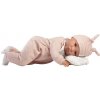 Llorens 74508 NEW BORN - realistická bábika bábätko so zvukmi a látkovým telom - 45 cm