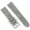 BStrap Suede Leather remienok na Samsung Galaxy Watch Active 2 40/44mm, gray (SSG020C01)