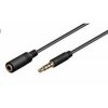 PREMIUMCORD Kabel Jack 3,5mm 4 pinový M/F 1m pro Apple iPhone, iPad, iPod kjack4mf1