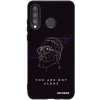 Picasee silikónový čierny obal pre Huawei P30 Lite - You are not alone