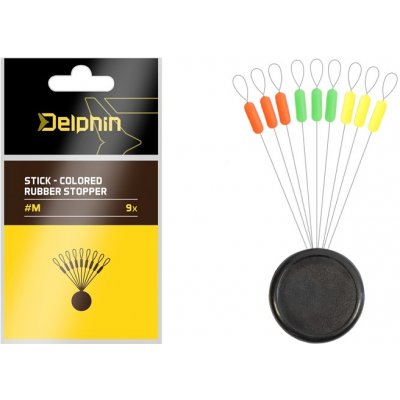 DELPHIN - Zarážky Stick Colored Rubber Stopper veľ. M