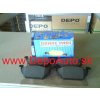 Citroen C5 1/2008- predné platničky Sada 4ks / 2.2-2.7-3.0HDi