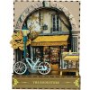 Drevené 3D puzzle - Kníhkupectvo v starej uličke