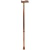 NAKIDA Nastavitelná vycházková hůl Hnědá