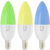 Immax NEO SMART sada 3x žiarovka LED E14 6W RGB+CCT barevná a biela, stmívatelná, WiFi 07716C