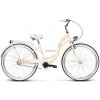 Retro bicykel Vellberg Lavender krémovo-biely