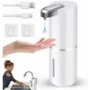 BEZDOTYKOVÝ DÁVKOVAČ MYDLA AUTOMATICKÝ NASTAVITEĽNÉ ÚROVNE USB 420 ML