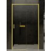 New Trendy Prime Light Gold sprchové dvere 140 cm posuvné zlatá lesklá/priehľadné sklo D-0429A