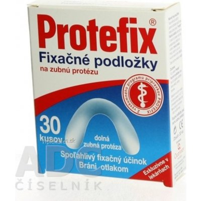 Protefix Fixačná podložka na hornú zubnú protézu 30 ks