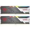 Patriot Viper Venom/ DDR5/ 32GB/ 5600MHz/ CL36/ 2x16GB/ RGB/ Black/ Silv PVVR532G560C36K