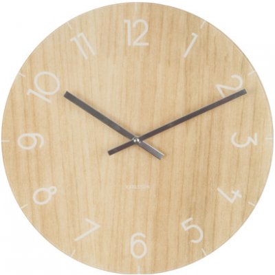 Nástenné hodiny KA5619wd, Karlsson Wood medium light, 40cm
