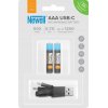 Akumulátory Newell AAA Li-ion USB-C 500 mAh 2 ks + kábel