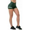 Nebbia Classic Hero High-Waist Shorts Dark Green S Fitness nohavice