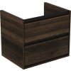 Kúpeľňová skrinka pod umývadlo Ideal Standard Connect Air orech 60x51,7x44 cm