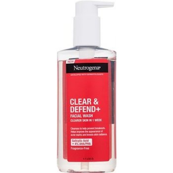 Neutrogena Clear & Defend + Facial Wash čistiaci gél 200 ml