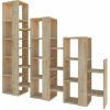3kraft Moderní knihovna Trever Separator dub přírodní