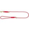 Soft Rope okrúhle tkané vodítko, S-XL: 1.00 m/ 10 mm, červená/krémová