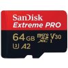 SanDisk Extreme PRO/micro SDXC/64GB/UHS-I U3 / Class 10/+ Adaptér SDSQXCU-064G-GN6MA