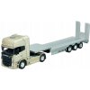 WELLY SCANIA V8 R730 ZLATÝ + ODŤAHOVKA NÁKLADNÉ AUTO NOVÝ KOV MODEL 68025 1:64