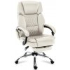 Kancelárske béžové masážne kreslo Mark Adler BOSS 6.0 Beige, MA-BOSS 6.0 BEIGE SKL14
