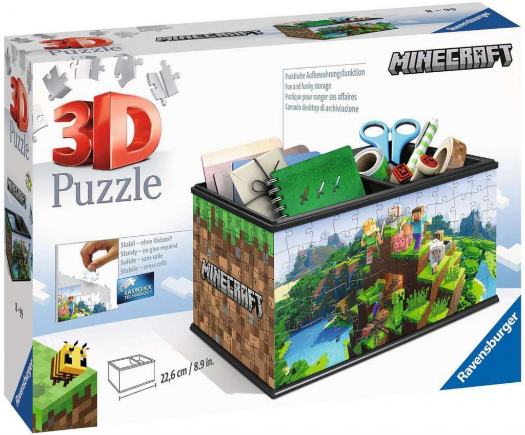 RAVENSBURGER 3D puzzle úložný box: Minecraft 216 ks od 21,96 € - Heureka.sk