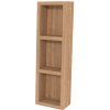 Mereo, Mereo Aira, kúpeľňová skrinka 20 cm, horná, policová, Multidecor, Light Select Walnut, MER-CN796SLSW1