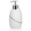 KELA Dávkovač mydla Talus polyresin biela 300 ml
