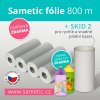 Sametic 800 metrov fólie + zdravá fľaša Mědílek + SKID-2 do kaziet košov Sangenic, Angelcare a ďalších košov na plienky [bezplatné doručenie]