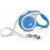 Vodítko FLEXI Comfort New XS opasok 3m/12kg modrá