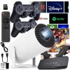 LED PROJEKTOR HERNÁ KONZOLA GAME STICK LITE ANDROID 2 OVLÁDAČE HRY DIAĽKOVÉ OVLÁDANIE WIFI USB