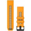 Garmin Silikónový remienok QuickFit 26, Spark Orange/ Graphite Náhradný remienok na Garmin hodinky QuickFit