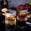 Pohare na whiskey - unikátny sklenený pohár s držiakom na cigaru 260ml