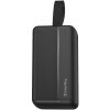Powerbank ColorWay 30 000 mAh/ 2x USB QC3.0/ USB-C PD 22,5 W, čierna