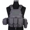 EmersonGear Maskáčová vesta s nosičom plátov a tromi Sumka LBT 6094 - Wolf Grey