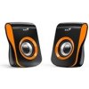 Reproduktory GENIUS SP-Q180 Orange, 2.0, 6 W, napájanie USB, 3,5