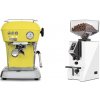 Ascaso Dream ONE, Sun Yellow + Eureka Mignon Specialita Compatto, CR white
