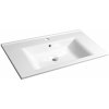 Aqualine ZUNO 85 keramické umývadlo nábytkové 85x45cm, biela 9085
