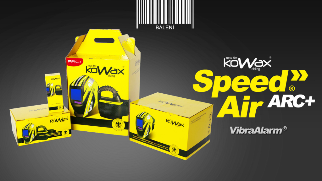 Kowax Filtračne ventilačná jednotka Speed Air ARC+ Samostmievacia zvárací kukla KWX820