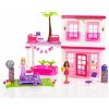 Mega Bloks Micro Barbie ve svém plážovém domě