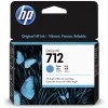HP 712 Atramentová náplň azúrová; 3ED67A 3ED67A